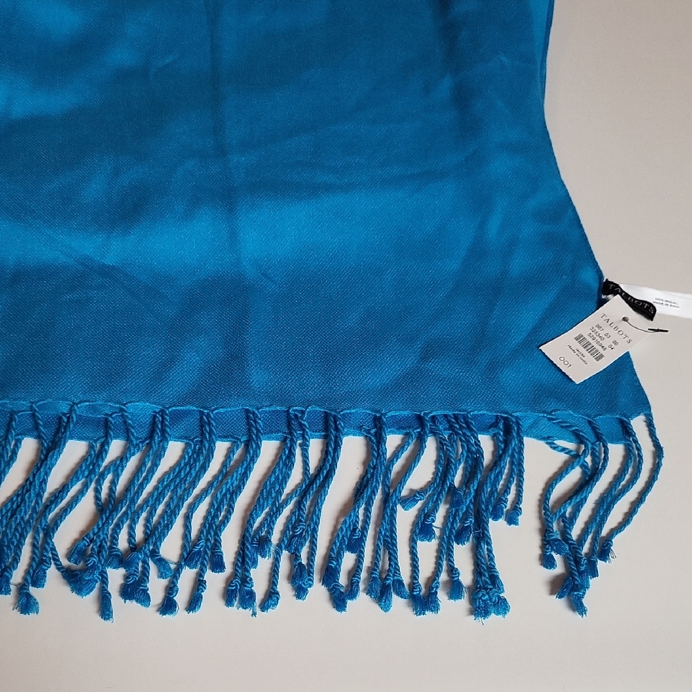 Talbots Ocean Blue Scarf